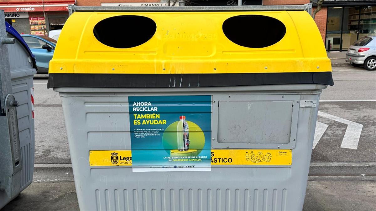La campaña "Ahora reciclar también es ayudar" destinará 5.000 euros a la Asociación de esta enfermedad rara