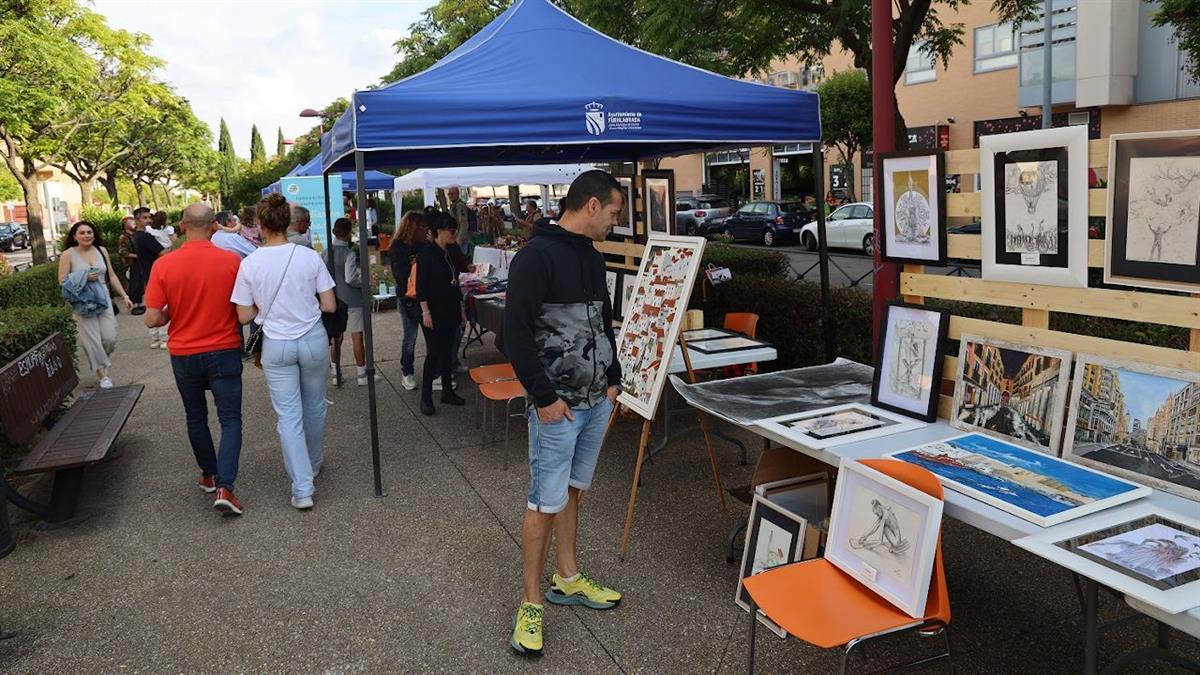 Pintura, música, actuaciones y animación en esta feria que tiene carácter solidario     