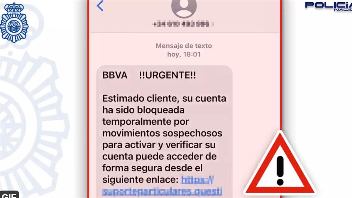 La Policía Nacional advierte de una nueva estafa a través de mensajes "bancarios"