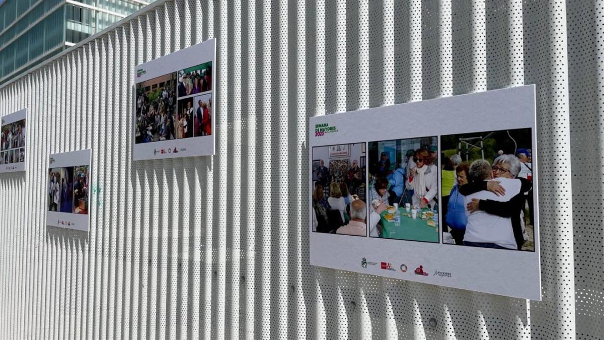 La muestra recoge algunos de los momentos más representativos de la Semana de las Personas Mayores 