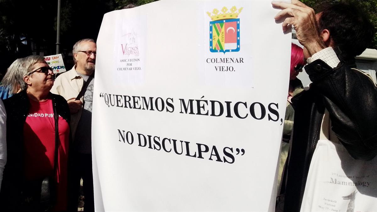 Organizada por la Plataforma por las Urgencias de los Pueblos y la Asociación de Vecinos por Colmenar Viejo