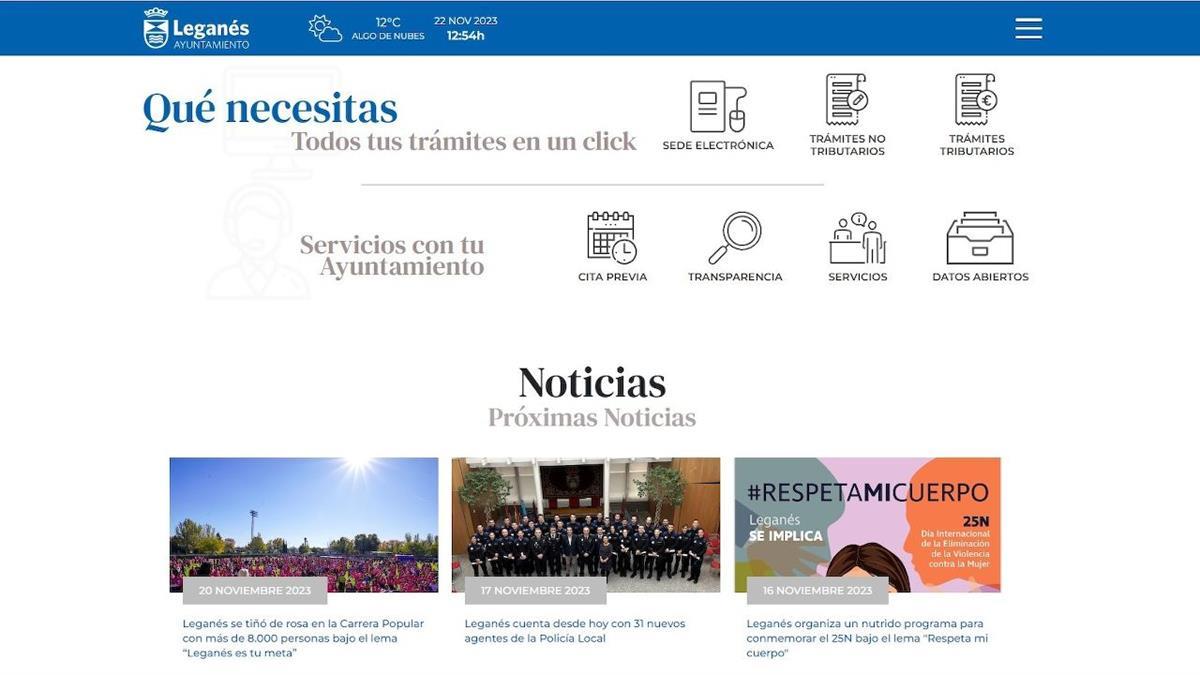 La web posibilita la navegación mediante comandos de voz, sonidos, lectores de pantalla y botones