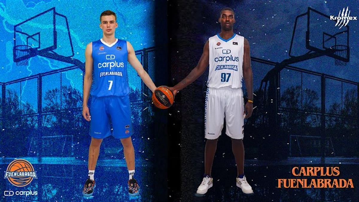 El azul y el blanco siguen acompañando al equipo fuenlabreño en su temporada 25 en la ACB