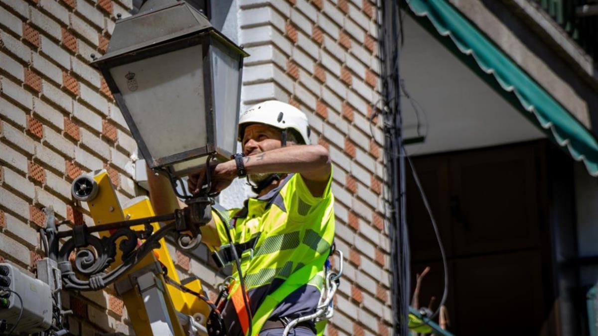 Se han instalado luces LED en la zona centro de la ciudad