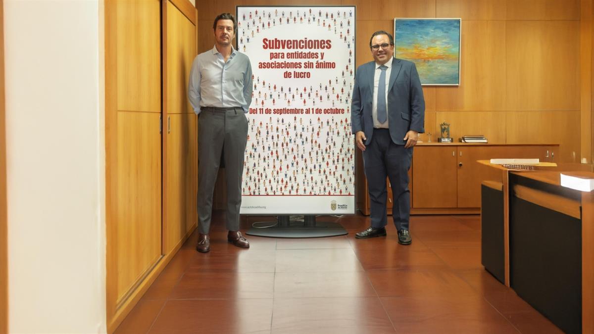 Abierto el plazo de solicitud de subvenciones para entidades y asociaciones sin ánimo de lucro