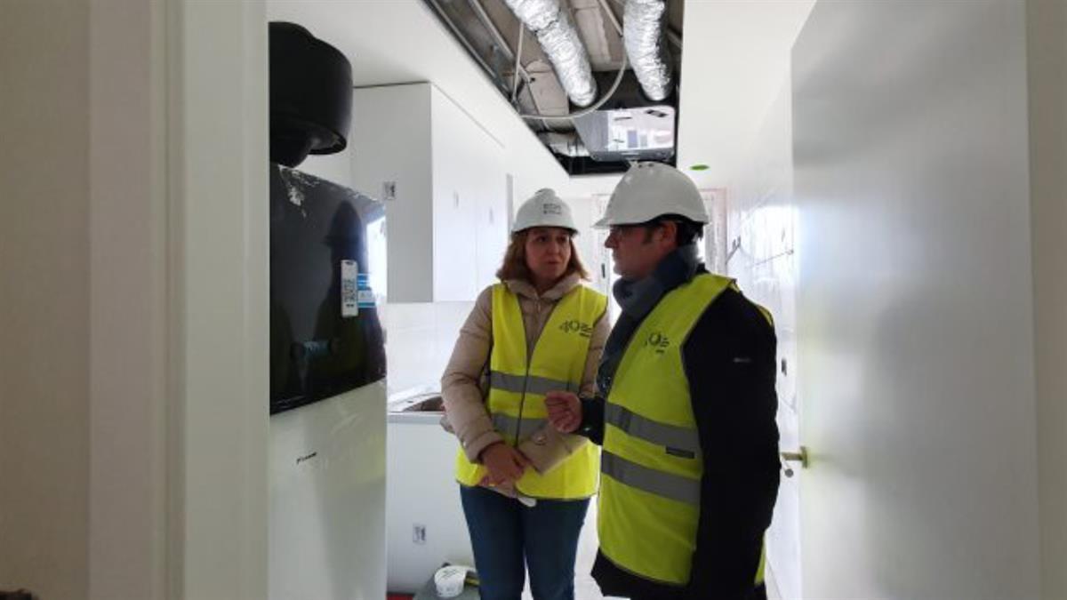 El concejal delegado de Vivienda ha visitado las obras de La Rosilla 2