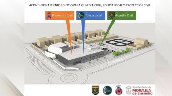 La instalación servirá como sede de la Policía Local, la Guardia Civil y Protección Civil 