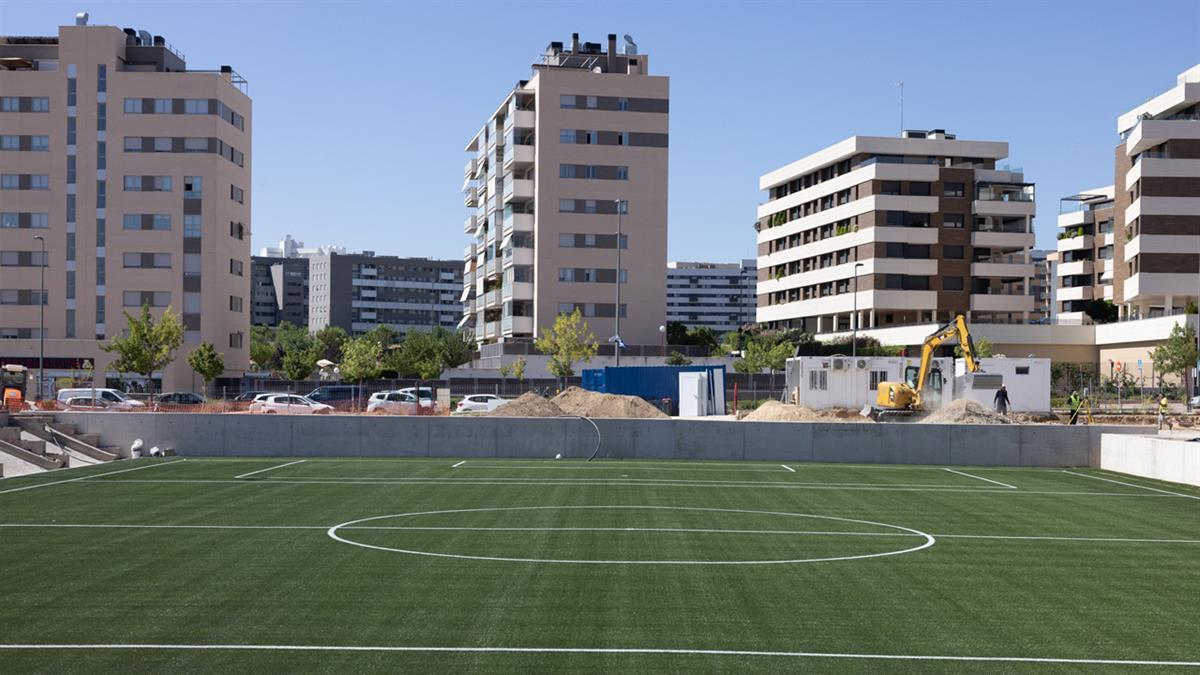 Hace apenas un año de la colocación de la primera piedra en este espacio del Parque Norte