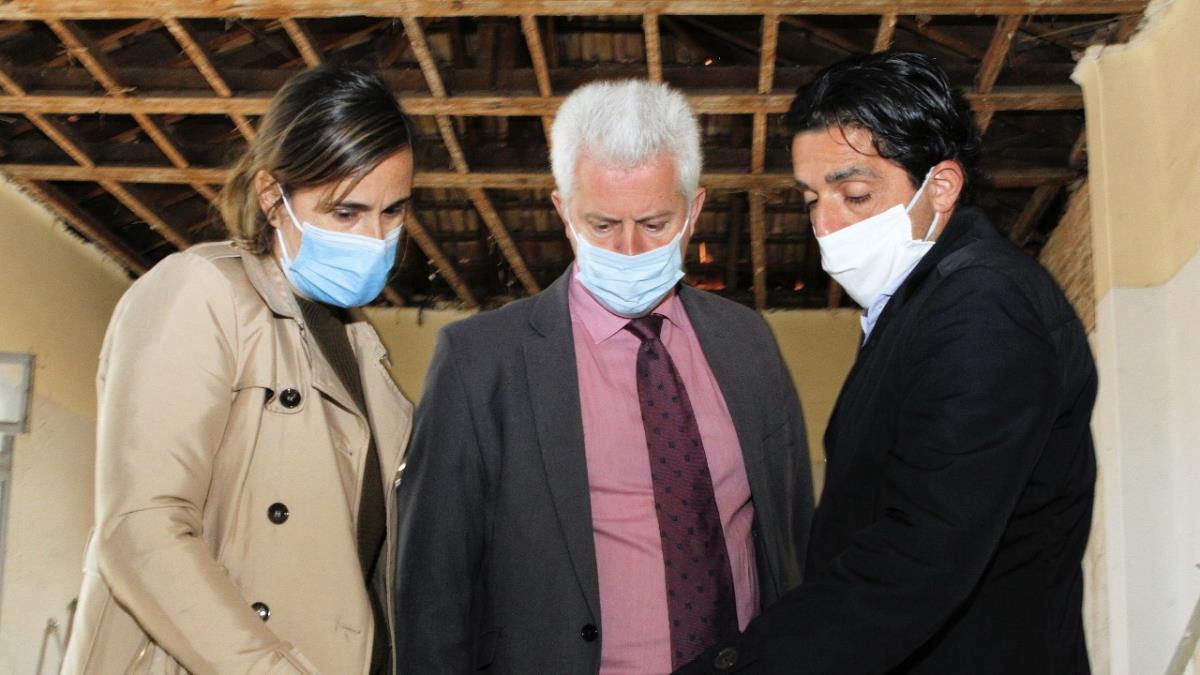 El alcalde, Narciso Romero y el vicealcalde, Miguel Ángel Martín Perdiguero han visitado el espacio