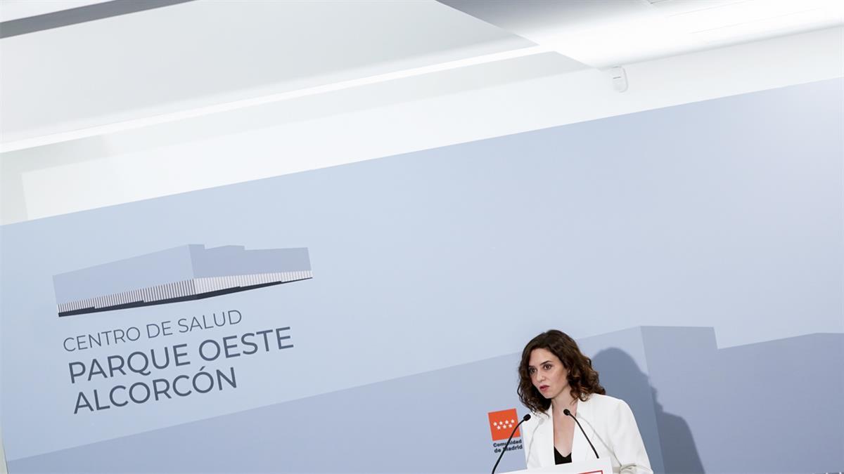 Díaz Ayuso presenta el octavo dispositivo de Atención Primaria del municipio