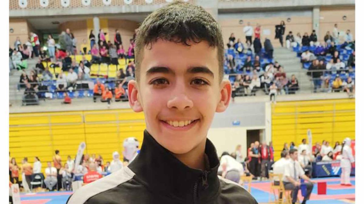 Se subió al podio en la categoría infantil -50 kilos en el torneo que se disputó en Arganda 