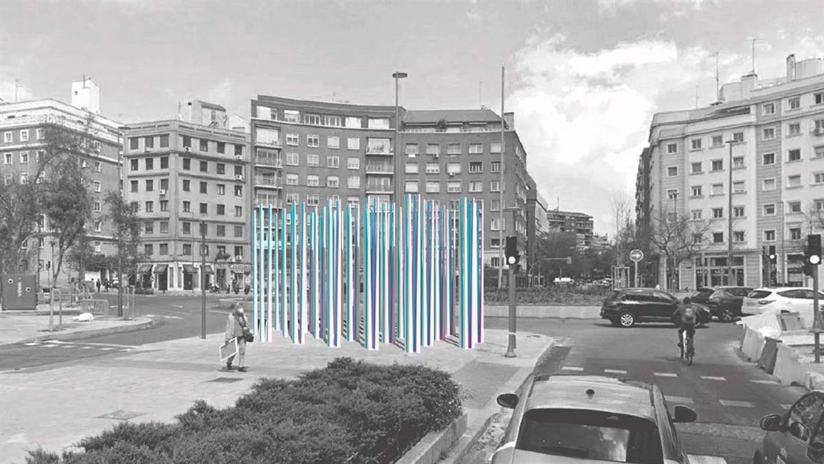 El proyecto ganador permite una interacción espacial y lumínica con la pieza artística