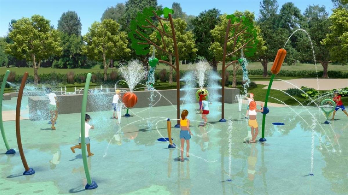 Comienzan las obras del parque acuático Splashpad, en el Parque El Castillo