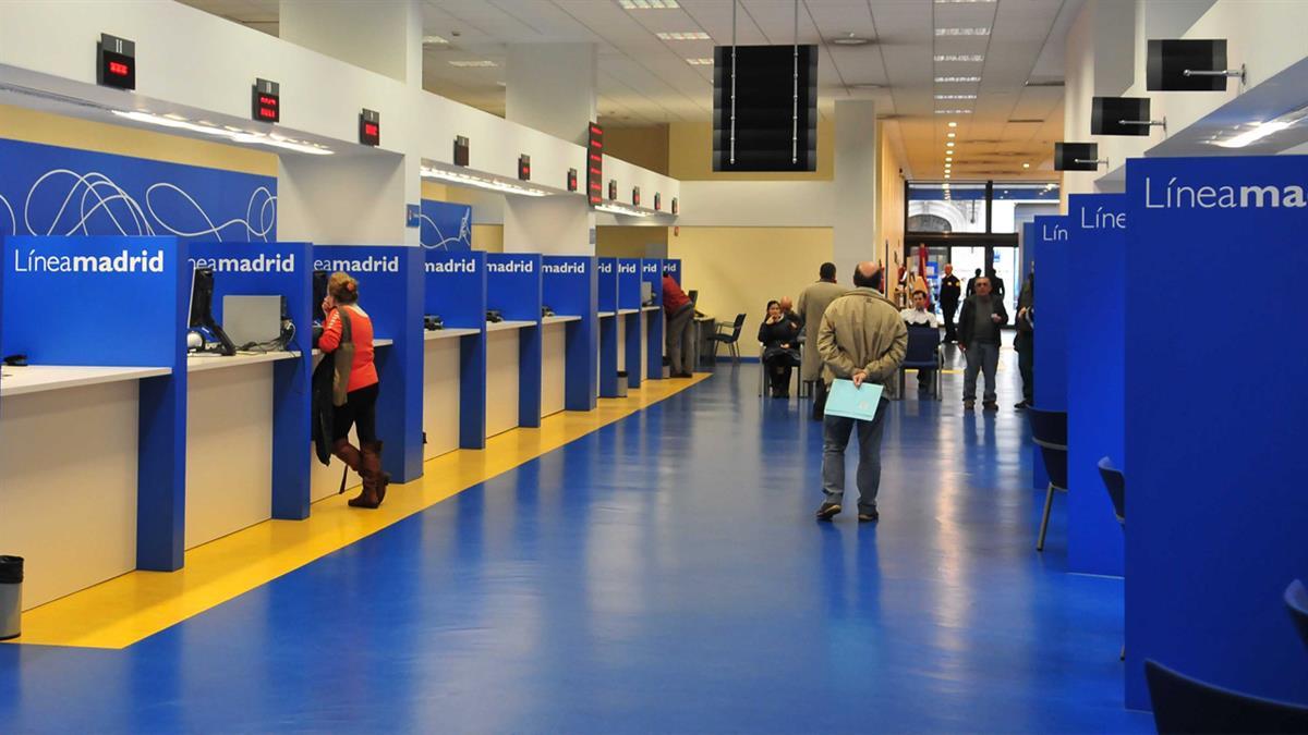 El Ayuntamiento habilita un servicio georreferenciado que informa sobre los tiempos de espera en las oficinas de Línea Madrid
