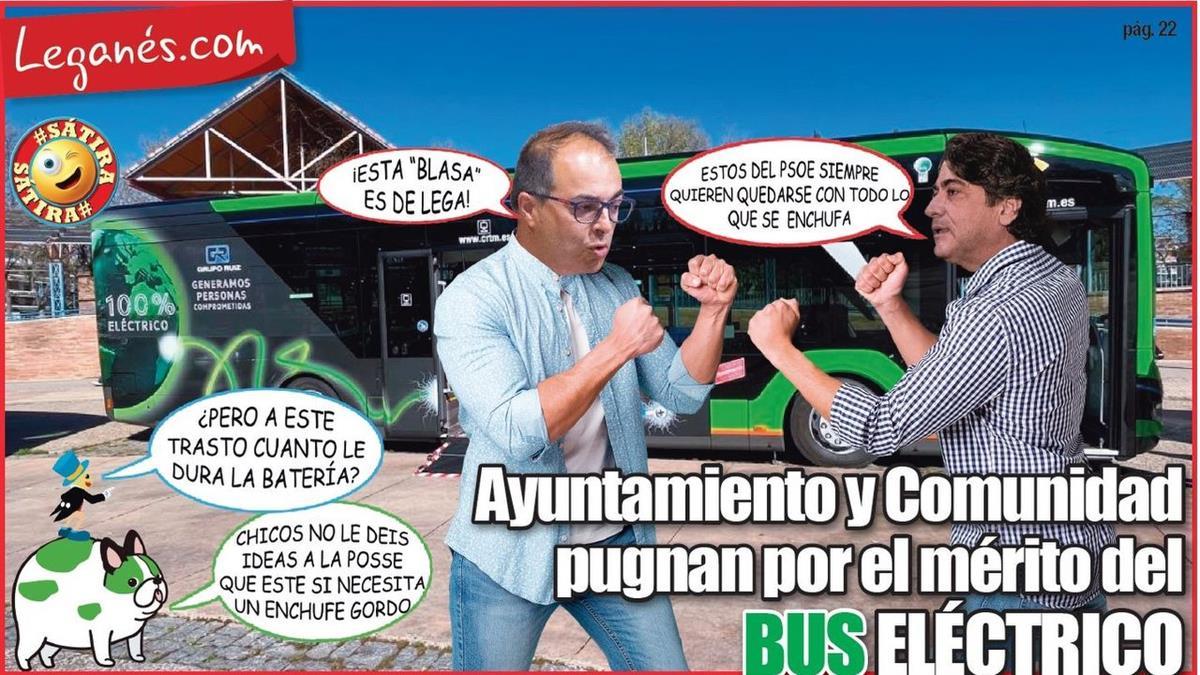 El consejero David Pérez y el alcalde Santiago Llorente acudieron a la presentación de la nueva flota de autobuses del Grupo Ruiz