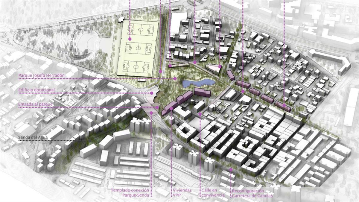 El Ayuntamiento continúa avanzando en este proyecto de regeneración en un ámbito del distrito 