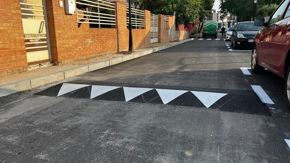 Desde este verano es la tercera vez que el consistorio instala estos reductores de velocidad