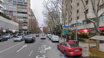 Las obras del Bernabéu afectan a la subida desde Sagrados Corazones hacia Rafael Salgado