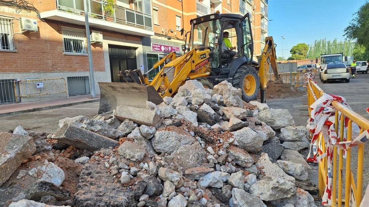 Han comenzado las obras de pavimentación 