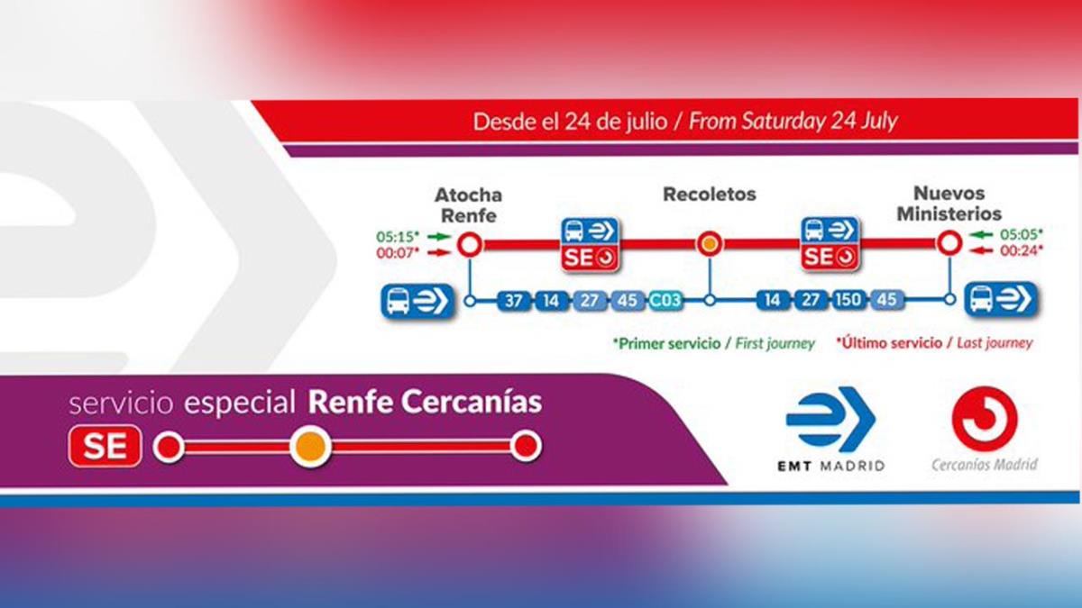 Las obras se realizarán desde el 24 de julio hasta el 31 de agosto