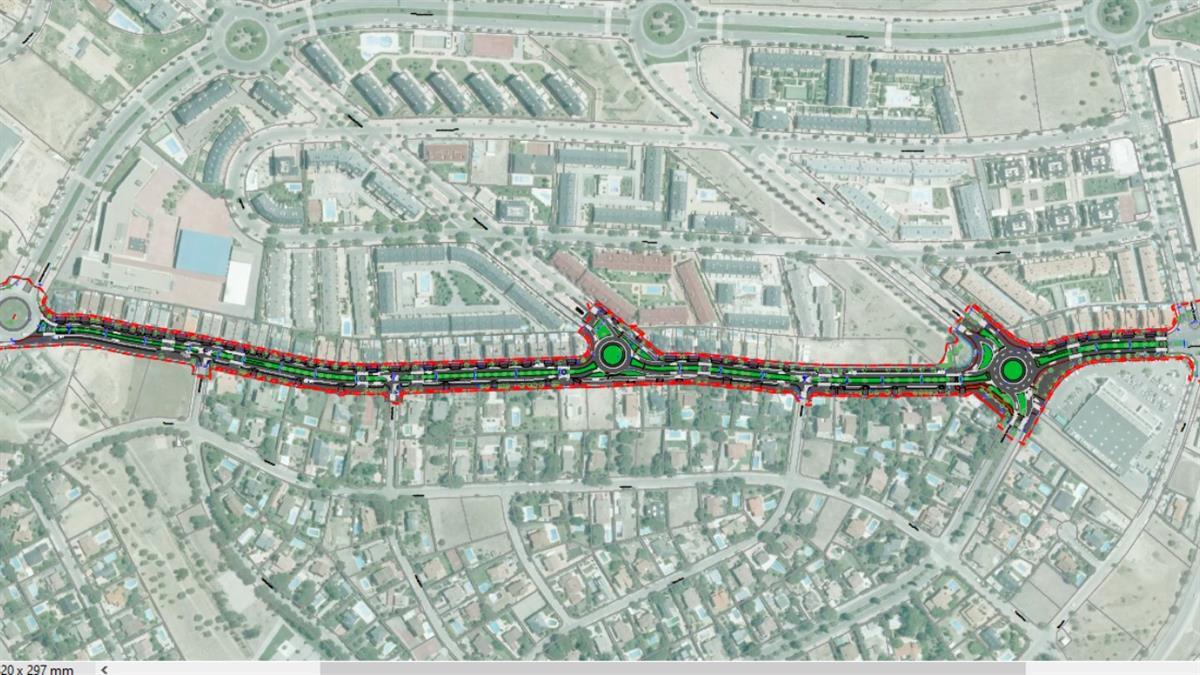 El Ayuntamiento reformará la avenida Monte Segovia reforzando el firme y mejorando la seguridad vial 