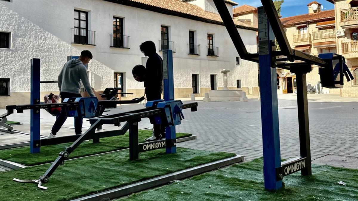Se han instalado máquinas para medir la actividad en los exteriores de la Casa del Rey 