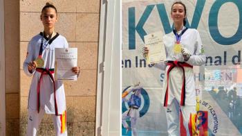 Alba Alonso y Zoe Fernández se colgaron la medalla de oro en la categoría junior