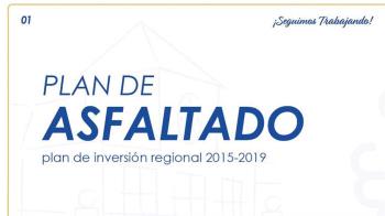 Actuación enmarcada dentro del Plan de Inversión Regional 2015-2019