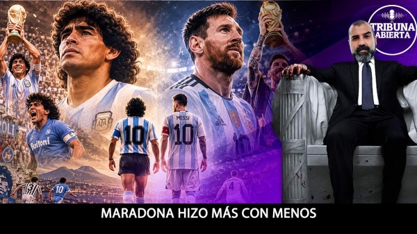 Maradona hizo más con menos