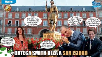 El portavoz de VOX pide al santo que libre a los campos de "la lacra del fanatismo climático"