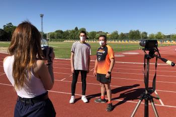 El director deportivo del Club Running Imprime Regalos repasa en Televisión de Madrid los inicios del club, sus objetivos y lo que representa el atletismo en la ciudad
