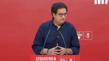 El secretario general del PSOE de Madrid cree que Emilio Viciana "es la primera víctima del Ayusazo universitario"
