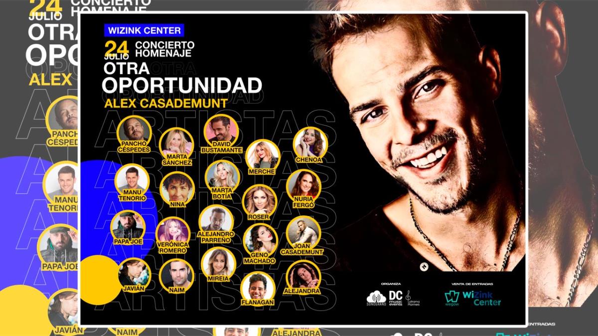 Será el próximo 24 de julio en el WiZink Center de Madrid