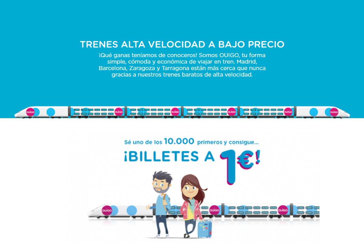 La compañía francesa de trenes low-cost desembarcará en España con una campaña de viajes desde 1 euro