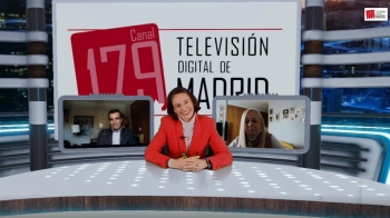 El autor explica en Televisión de Madrid la situación que tuvo que vivir su padre al llegar a Oviedo tras combatir con el Ejército Rojo