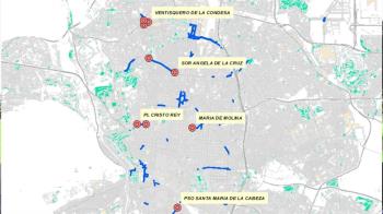 El dispositivo funciona desde hoy en los túneles de Ventisquero de la Condesa, María de Molina, Sor Angela de la Cruz, Santa María de la Cabeza y Cristo Rey
