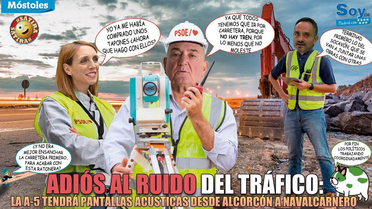 Se instalarán en ambos márgenes de la vía, a su paso por Alcorcón, Móstoles y Navalcarnero