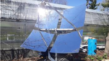 La nueva incorporación capta la energía solar para producir calefacción y agua caliente sin la emisión de gases de efecto invernadero