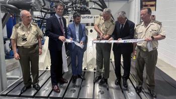 El alcalde asiste a la presentación del banco de ensayos para suspensiones de vehículos especiales de Piedrafita 