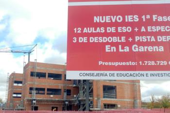 La construcción del instituto del barrio de La Garena lleva paralizada desde el verano del año pasado