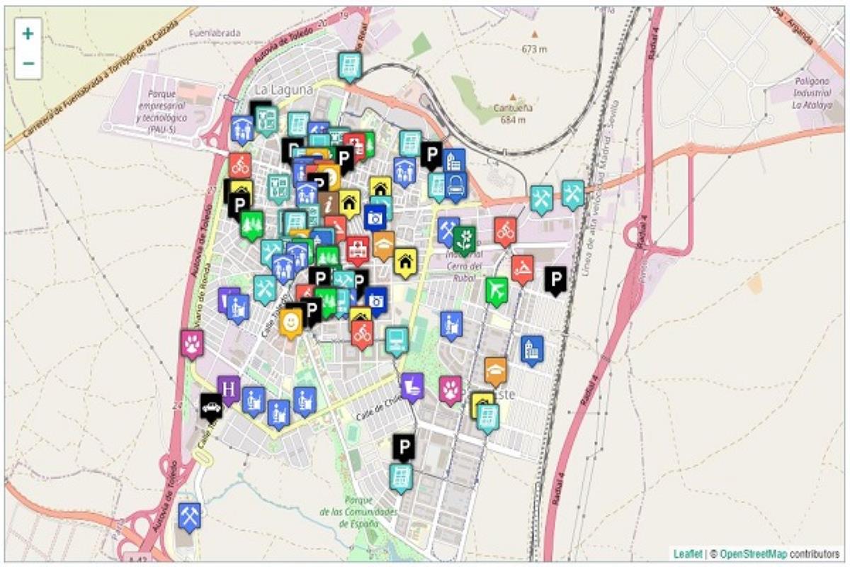 Cerca de 200 establecimientos y profesionales de la ciudad organizados en un mapa virtual