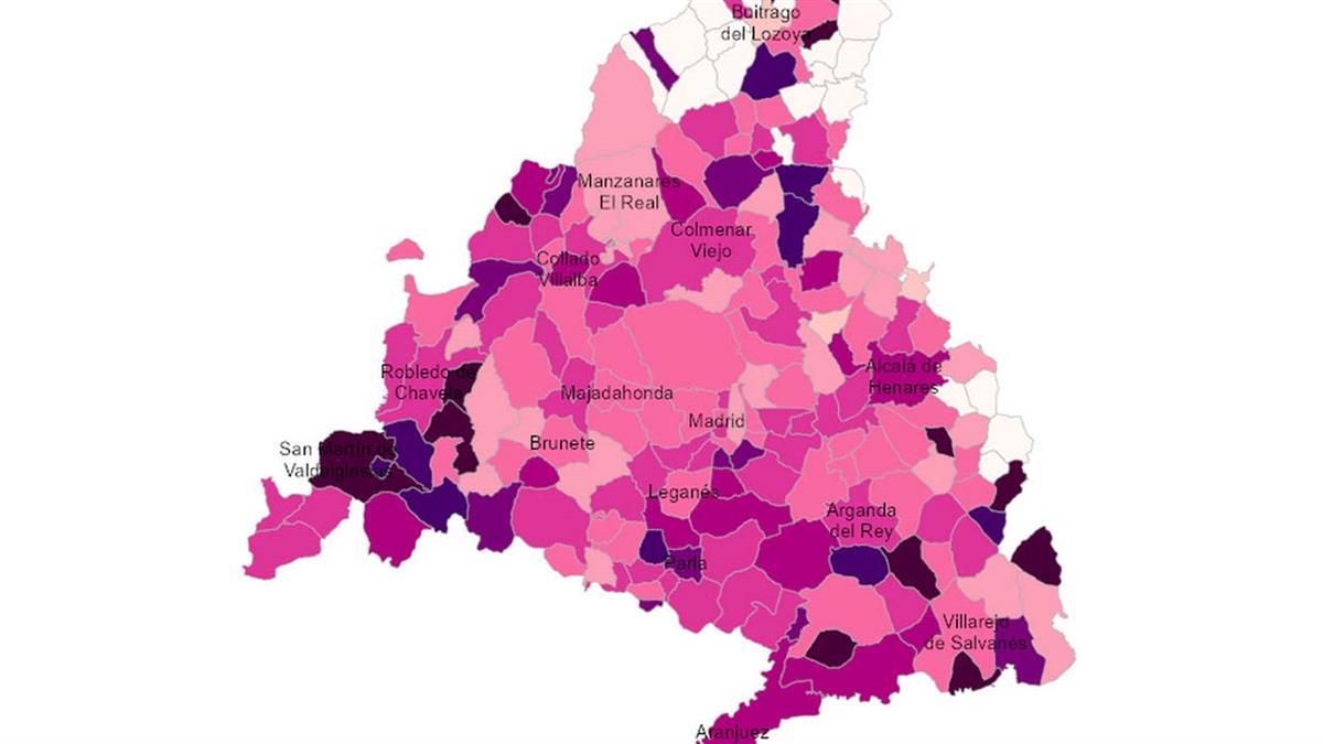 Pese a que Madrid reduce en 162 puntos su incidencia a 14 días respecto al informe anterior
