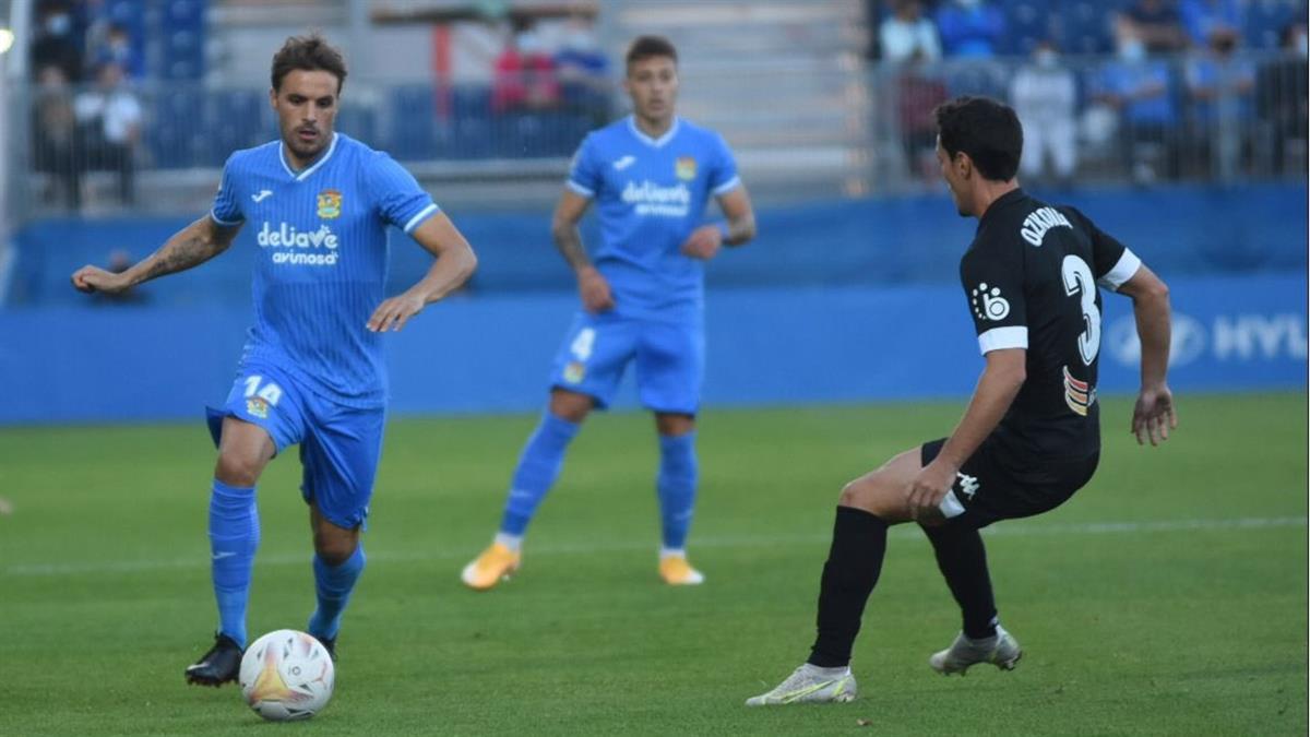 El club de fútbol Fuenlabrada encontró una roca en el Amorebieta