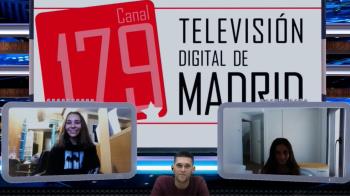 Las patinadoras roceñas repasan en TV de Madrid sus éxitos más recientes  
