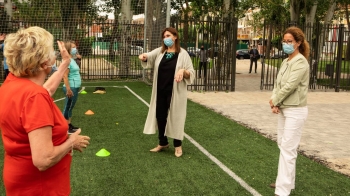 El colectivo realizada deporte al aire libre