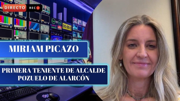 Miriam Picazo destaca que Pozuelo "responde en el minuto cero" para ayudar a los afectados por el incendio