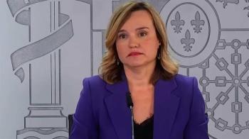 Pilar Alegría come en un restaurante de Madrid con Francisco Salazar