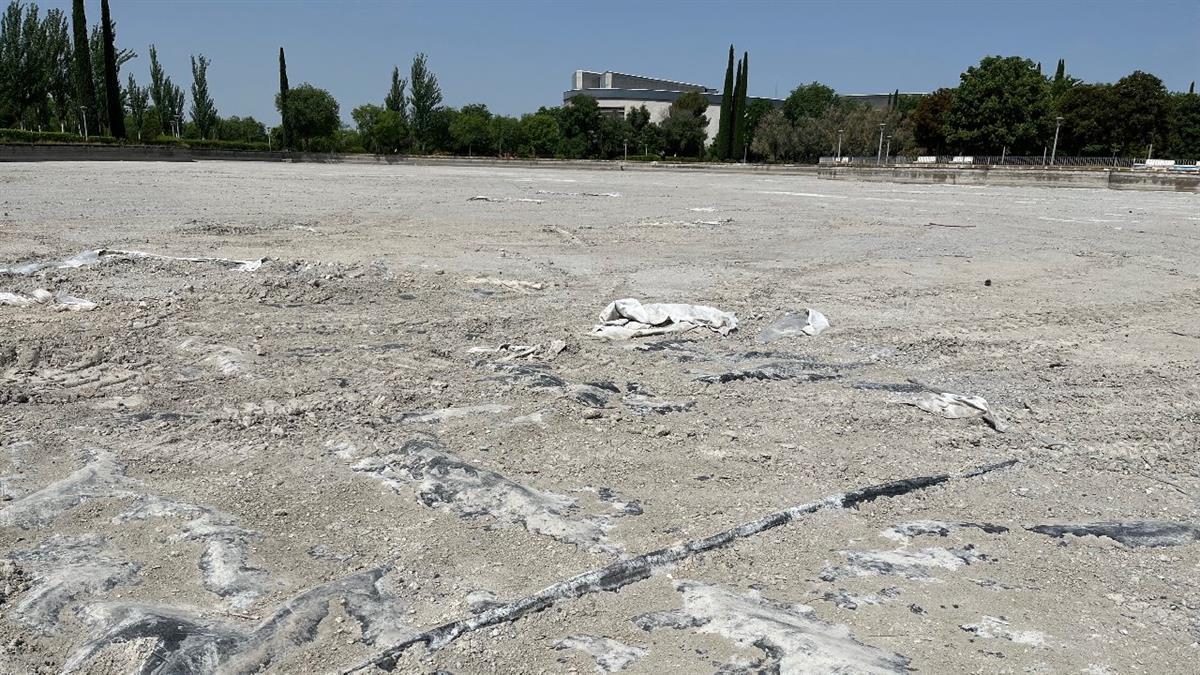 La empresa municipal Aserpinto procederá a la reparación definitiva de la instalación