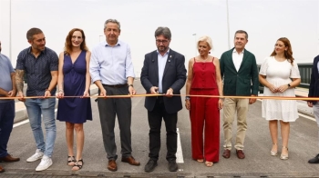 El Alcalde de la localidad ha inaugurado el Puente Isaac Albéniz
