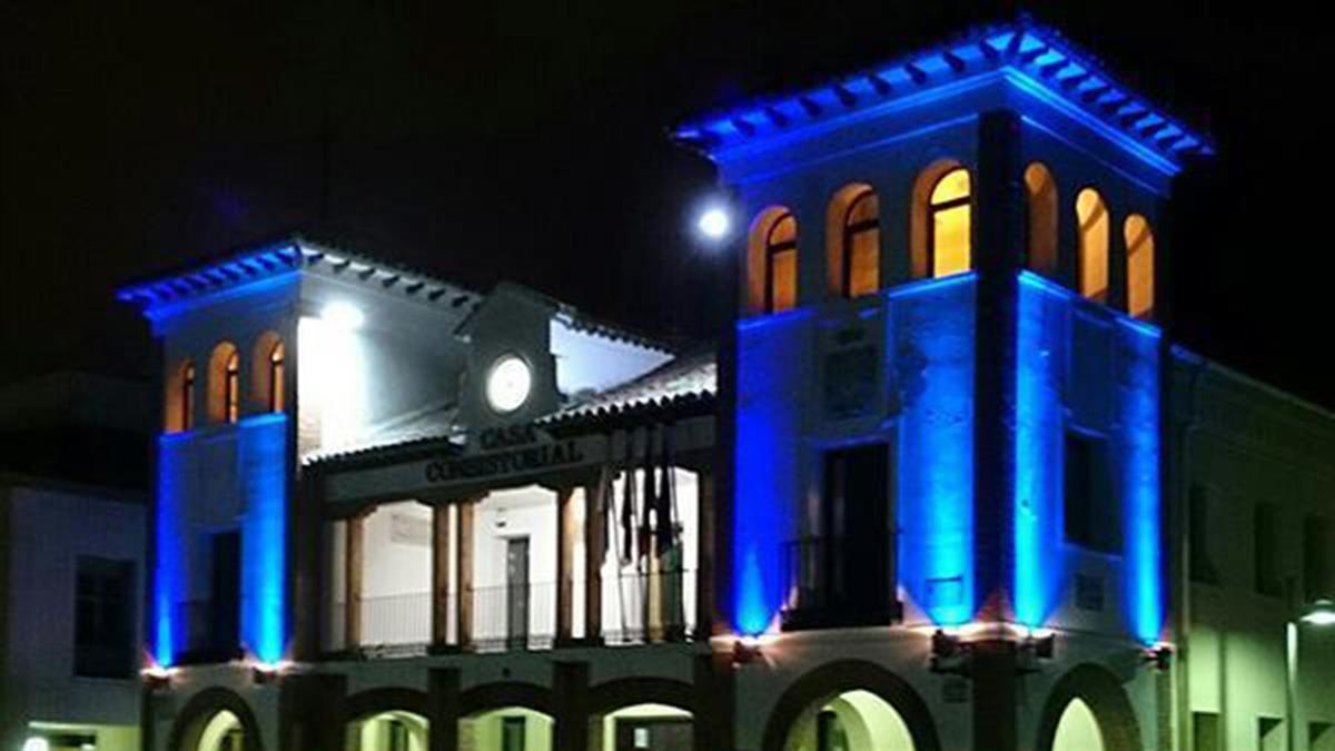 El Ayuntamiento de Pinto iluminará así su fachada y se suma a los actos de la Asociación Diabetes Pinto